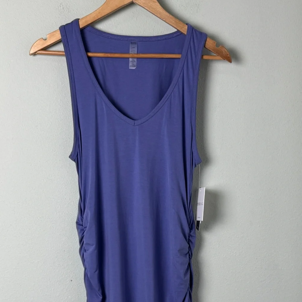 NWT Beyond Yoga Spacedye Icon Midi Dress in Indigo Size Large - Picture 6 of 16